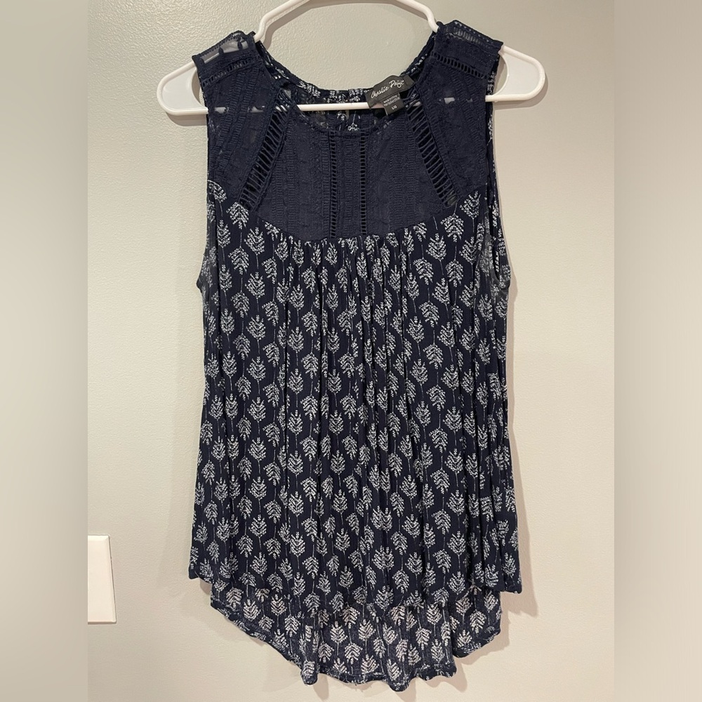 Charlie Paige Navy Tank Top